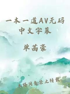 一本一道AV无码中文字幕
